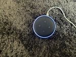Amazon Echo Dot Smart Speaker Alexa Black, Bluetooth Wi-Fi, UK Type G Plug