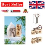 Authentic Russian Jaw Harp with Brushed Pine Finish - Musical Exploration Tool