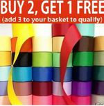 Satin Ribbon 2" 50mm Good Quality Many Colours Buy 2 Get 1 Free ADD 3 IN BASKET