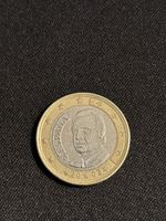 SPAIN 2002 1 euro coin King Juan Carlos 1 de Borbon  Rare
