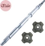 Rear Wheel Axle and Hubs for Honda TRX420 Rancher NON IRS 2007 2008 2009 2010 20