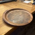 Dansk Design Denmark Staved Teak Slanted Cutting Board/charcuterie board 