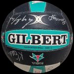 Melbourne Vixens Team Signed Netball Gilbert Size 5 Autographed Hannah Mundy SSN