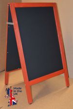 A-BOARD WITH PAINTED PANEL CHALKBOARD & WOODEN FRAME sandwich specials menu pub