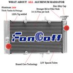 2 Rows Radiator For Honda CBR1100XX Blackbird SC35 CARB 96-1998 1996