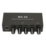 ¸6.5mm Karaoke Mixer Dual Mic Input Digital Karaoke Reverberator For DJ Musi New