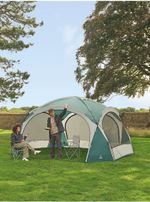 Durable Xplor Teal & Grey Camping Shelter Tent Easy Set Up