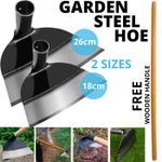 Heavy-Duty Garden Hoe Steel Hoe Head with 1.2m Handle Durable Tool
