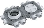 Blauberg BlauFast 75mm 12 Port Plastic Radial Manifold Box 150mm Connection