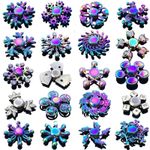 Rainbow Metal Fidget Spinner High Speed Finger Hand Spinner Stress Relief Toy UK