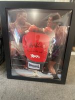 Chris Eubank & Nigel Benn Dual Signed Longdale Boxing Gloves