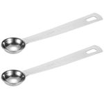 2pcs 2.5ml Teaspoon Measuring Spoon, 1/2 Tsp Measuring Spoon Stainless Steel