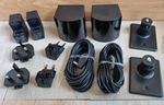 PAIR 2 x Vive Pro / Valve Index Base Station 2.0 + UK / EU PSU, mounts & cables