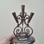 Vintage EPNS Epergene Multi Trumpet Flower Holder Ornate Scrollwork