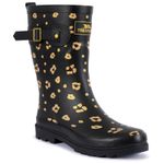 Trespass Womens Mid-Height Decorative Buckle Wellington Boots - Celeste