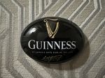 Guinness Black Gold Frogeye Fisheye Oval Lens Badge