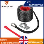 30/25/15M 26500lbs Winch Rope For Dyneema Hook Synthetic Tow Recovery Off-Road