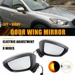 For Mazda CX-5 CX5 2011-2014 Right Left Door Wing Mirror Power Fold Turn Signal