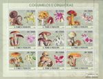 Sao Tome e Principe 3402-3410 Sheetlet (complete. issue) MNH 2008 Mushrooms, Orc