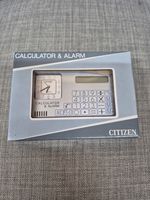 Citizen Calculator  Alarm Clock LPB9517-A  New Old Stock Digital Analogue