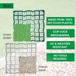 Gravel/Grass Grid Paver Base Greenhouse Deck Path Turf Lawn Gravel Shed Garden