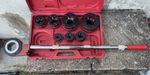 Sealey Pipe Threading Kit 3/8" - 2"BSPT Used Pipe Threading kit PTK992 VGC