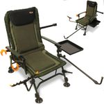 NGT Profiler Feeder Fishing Chair Recliner Adjustable Legs Arm Rest