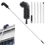 Roof Gutter Cleaner Retractable Gutter Cleaning Brush Clear Remove Leaves Debris