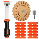 12PCS Car Sticker Remover Set, Adhesive Vinyl Removal Tool Kit for Floor Stained
