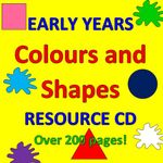 COLOURS AND SHAPES- Childminding resources on CD, EYFS, MATHS, CHILDMINDER
