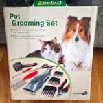 Zoofari Pet Grooming Set with Pet Hair Trimmer & 4 Attachment Combs
