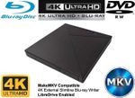 4K UHD Blu-ray LG BU40N USB 3.0 & Type C External Drive - MakeMKV & LibreDrive