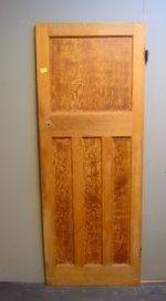 Door Doors Reclaimed 1930s 4 Panel Pine  30" x 77 1/4" 684D (FREE UK POSTAGE)