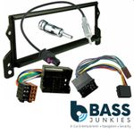BMW MINI R50 R52 R53 Car Stereo Round & Flat Pin ISO Fascia Aerials Fitting Kit