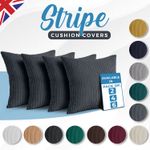 Extra Large Filled Cushion With Covers Pack of 2 4 6 Sofa Bed Square Pillows 18"