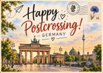 Happy Postcrossing Postcard | Germany 001 - Germany | NH Postcards