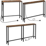 Console Table with Charging Station Hallway Table Sofa Table Display Table