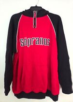 Rare Vintage HBO The Sopranos TV Show Promotional Hoodie Sweatshirt Size XL