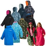Regatta Kids Oversized Fleece Lined Waterproof Changing Robe See Size notes