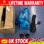 Flood Water Pump Heavy Duty Sewage Well Pond Drain Septic Sump Cesspool Grinding