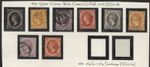 ST. LUCIA 1864 S.G. #11-18 COMPLETE SET USED F-VF