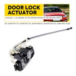 UK For Mercedes C-class W204 Passenger Side Left Rear Door Lock Catch 2007-2011