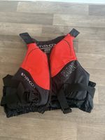Typhoon 50N Foam Buoyancy Aid Life Jacket Red Front Zipper Large/XL Canoe/Kayak