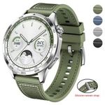 Nylon Silicone Woven Band For Huawei Watch GT4 GT5 Pro GT3 GT2 GT2e 46mm Strap