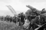 WW2 Picture Photo Royal Marine Commandos on the Normandy coast 6 June 1944 0188
