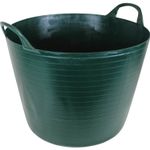 Faithfull Flex Tub Heavy Duty Flexible Bucket 42l Green