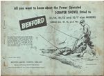 BENFORD EA  FA  N & W SERIES POWER OPERATED SCRAPER SHOVEL 1961 INSTRUCTION BOOK