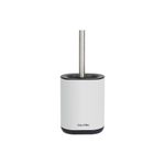 CALITEK Toilet Brush Flexible Silicon Bristles with Non Slip Handle White