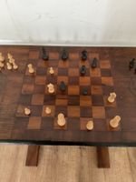 Antique Chess Table Games Table Chess Pieces Not Included