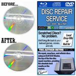 500x CD DVD Pro Video Game Disc Repair Resurfacing Service PS1 PS2 PS3 Xbox Wii+